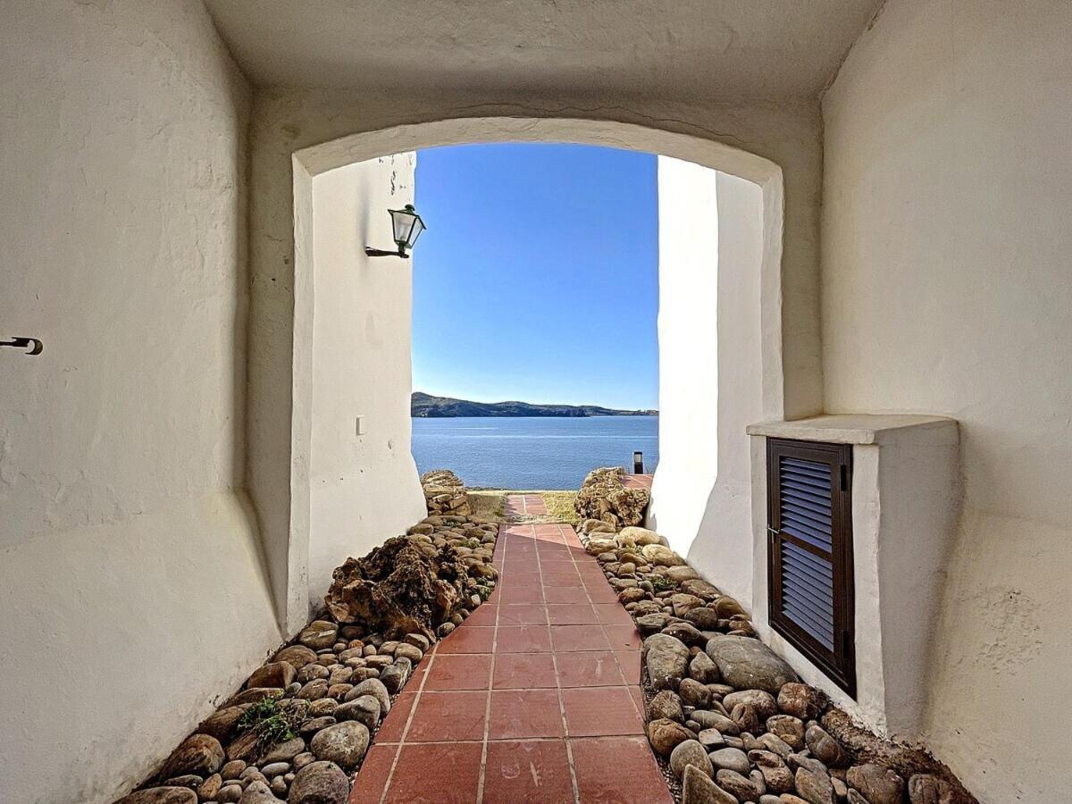 P98 - Bonito Apartamento Sobre El Mar Fornells  Esterno foto
