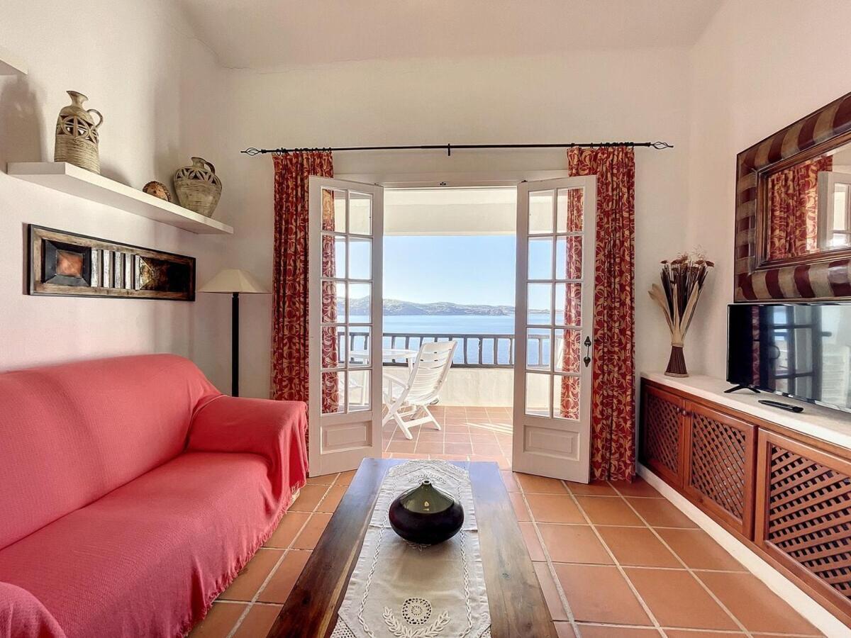 P98 - Bonito Apartamento Sobre El Mar Fornells  Esterno foto